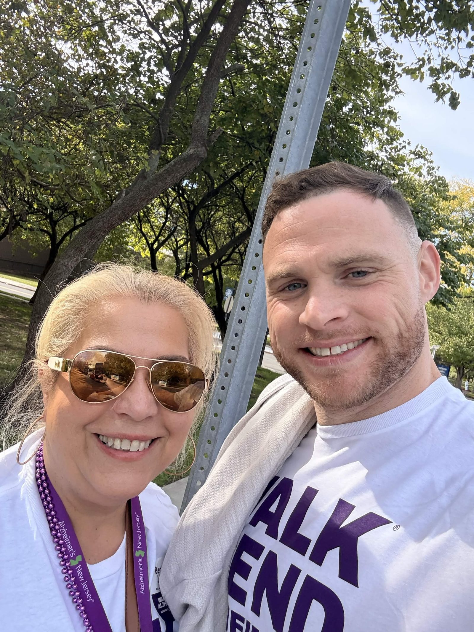 Diane and Jordan at the 2026 Walk to End Alzheimer's