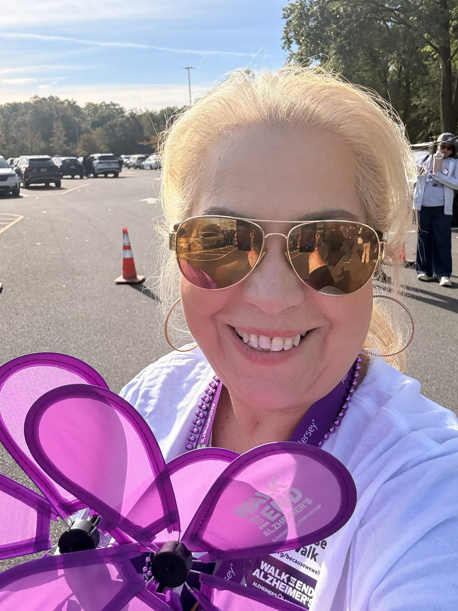 Diane at the 2026 Walk to End Alzheimer's